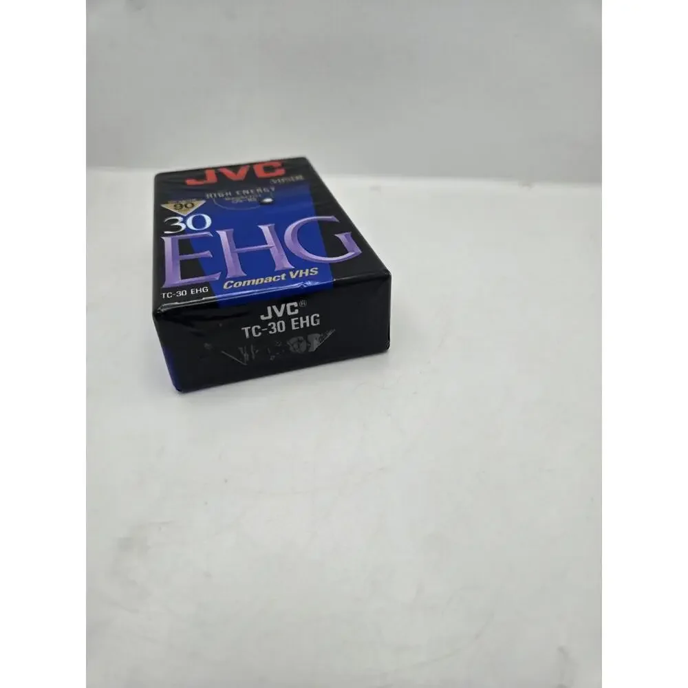 VHS Cassette JVC TC-30 EHG Tape Compact Camcorders New Unopened New Old Stock